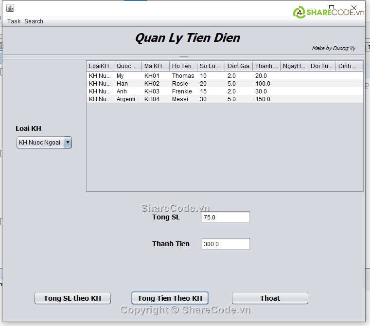 tiền điện java swing,java oop quản lý,code java quản lý tiền điện,Java Quản Lý Tiền Điện